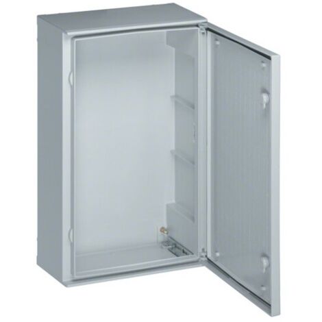 Tableau de distribution en polyester Hager Orion Plus 65X40X20 porte pleine IP65 FL216B (1/2)