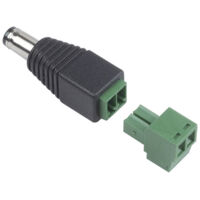 Connecteur d'alimentation Comelit Bornes à vis Jack mâle CONAL01A