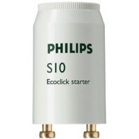Philips – Starter 4-65W pour lampes fluorescentes – Tension 220-240V – Condensateur intégré – Connexion 2P – Haute qualité