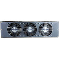 Panneau de Ventilation du Point 3 de l'Unité complète avec 3 ventilateurs Noir 20293N
