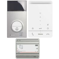 Bticino – Kit interphone audio mains libres 2 fils – Compatible unifamilial – Alimentation 110-240Vac – 364232