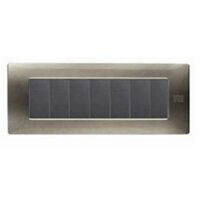 Plaque Simon Urmet Flexa 7 modules en titane 11807.