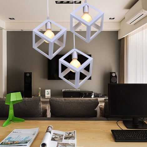 Plafonnier Moderne Hofstein – Blanc Et Chrome – Métal – Pour Salon, Chambre, Bureau