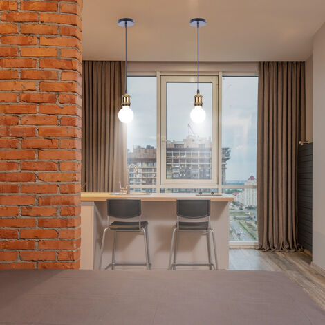 Lustre Suspension en Metal E27 40W