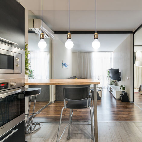 Lustre Suspension en Metal E27 40W