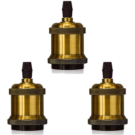 Acheter Adaptateur de douille d'ampoule E26 E27, 2 pièces, prise de courant  alternatif à 2 ou 3 broches vers douille de lampe E27, support de lampe