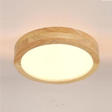 Luminaire Plafonnier à LED 3000K Lampe Plafond pour Salle de Bain Couloir Escalier Lumière Blanc Chaud 20cm