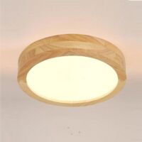 Luminaire Plafonnier à LED 3000K Lampe Plafond pour Salle de Bain Couloir Escalier Lumière Blanc Chaud 20cm
