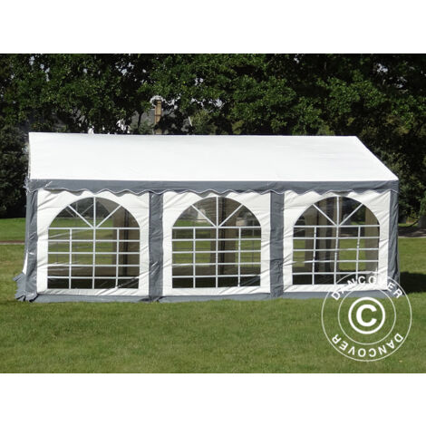 Marquee Party tent Pavilion Original 3x6 m PVC, Grey/White