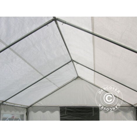 Marquee Party tent Pavilion PLUS 3x6 m PE 700, Grey/White
