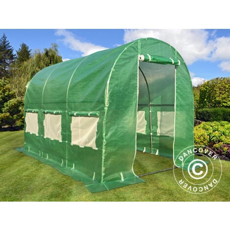 Polytunnel Greenhouse 2x3x2 m, 6 m², Green