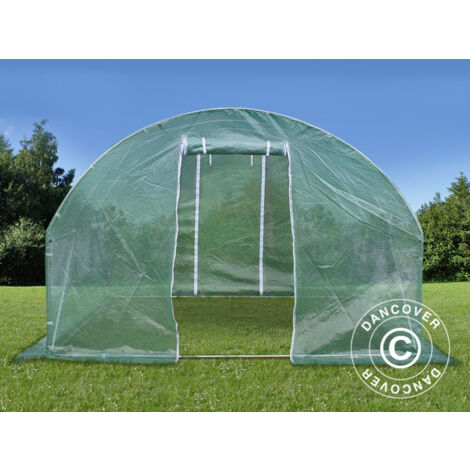 Polytunnel Greenhouse 3x3x2 m, 9 m², Green