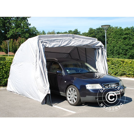 Folding garage (Car), 2.6x5.8x2.1 m, Grey - Grey