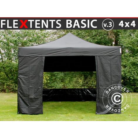 Pop up gazebo FleXtents Pop up canopy Folding tent Basic v.3, 4x4