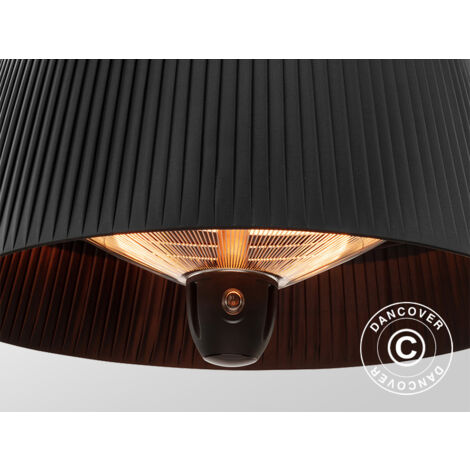 Hanging halogen patio heater IKEMA, 1500W, Black