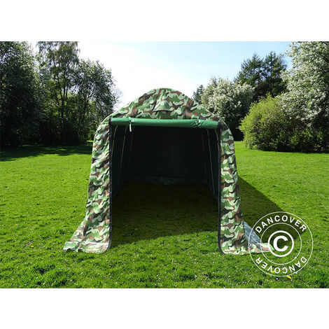 Storage tent Portable garage PRO 2x3x2 m PVC, Camouflage - Camouflage