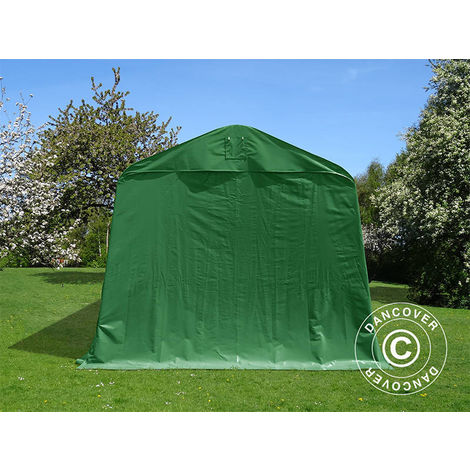 Portable Garage Garage tent PRO 3.77x9.7x3.18 m, PVC, Green - Green