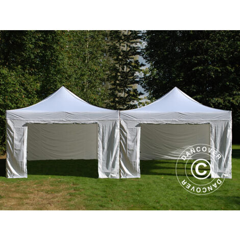 Pop up gazebo FleXtents PRO 2x2 m Red, incl. 4 sidewalls