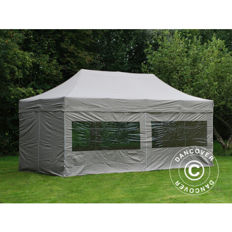 Pop up gazebo FleXtents Pop up canopy Folding tent PRO 3x6 m