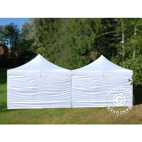 Pop up gazebo FleXtents Pop up canopy Folding tent Steel 8x8 m