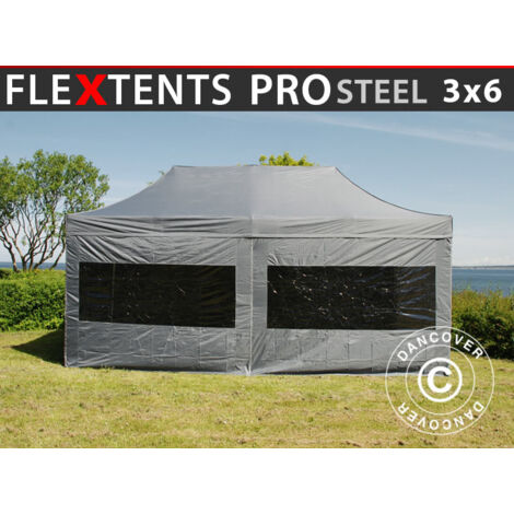 Pop up gazebo FleXtents Pop up canopy Folding tent PRO Steel 3x6 (1/5)