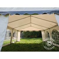 Marquee Party tent Pavilion Original 3x6 m PVC, Grey/White