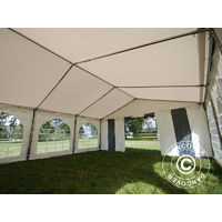 Marquee Party tent Pavilion Original 3x6 m PVC, Grey/White