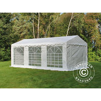 Marquee Party tent Pavilion PLUS 3x6 m PE, White
