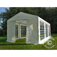 Marquee Party tent Pavilion PLUS 3x6 m PE, White