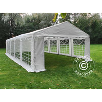 Marquee Party tent Pavilion PLUS 4x10 m PE, White - White