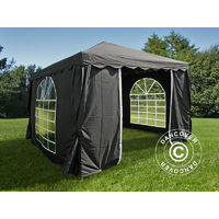 Marquee Party tent Pavilion UNICO 3x3 m, Black - Black