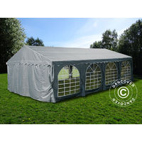Marquee Party tent Pavilion UNICO 5x8 m, Dark Grey - Dark Grey