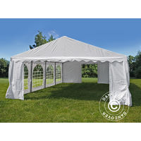 Marquee Party tent Pavilion UNICO 5x8 m, White - White