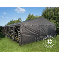 Marquee Party tent Pavilion UNICO 6x12 m, Black - Black