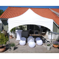 Pop up gazebo FleXtents Pop up canopy Folding tent PRO "Arched" 3x3 m White