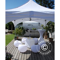 Pop up gazebo FleXtents Pop up canopy Folding tent PRO "Arched" 3x3 m White