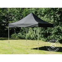 Pop up gazebo FleXtents Pop up canopy Folding tent PRO 2.5x2.5 m Black - Black