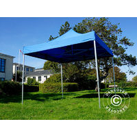 Pop up gazebo FleXtents Pop up canopy Folding tent PRO 3x3 m Blue - Blue