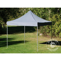 Pop up gazebo FleXtents Pop up canopy Folding tent PRO 3x3 m Grey