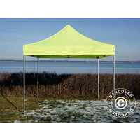 Pop up gazebo FleXtents Pop up canopy Folding tent PRO 3x3 m Neon yellow/green