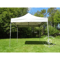 Pop up gazebo FleXtents Pop up canopy Folding tent PRO 3x3 m Silver