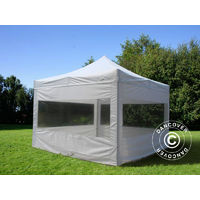 Pop up gazebo FleXtents Pop up canopy Folding tent Xtreme 50 3x3 m White, incl. 4 sidewalls - White