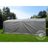 Portable garage Garage tent Basic 3.3x7.2x2.4 m PE, Grey - Grey