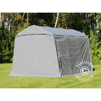 Storage tent Portable garage PRO 2.4x3.6x2.34 m PVC, Grey - Grey
