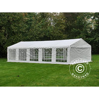 Marquee Party tent Pavilion PLUS 5x10 m PE, White - White