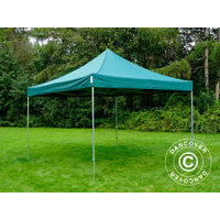 Pop up gazebo FleXtents Pop up canopy Folding tent PRO 4x4 m Green - Green