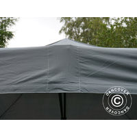 Pop up gazebo FleXtents Pop up canopy Folding tent PRO 4x4 m Grey - Grey