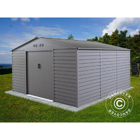 Garden shed 3.4x3.82x2.05 m ProShed®, Aluminium Grey - Aluminium Grey