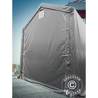 Storage shelter Storage tent PRO XL 3.5x8x3.3x3.94 m, PE, Grey