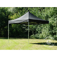 Pop up gazebo FleXtents Pop up canopy Folding tent Xtreme 60 3x3 m Black - Black